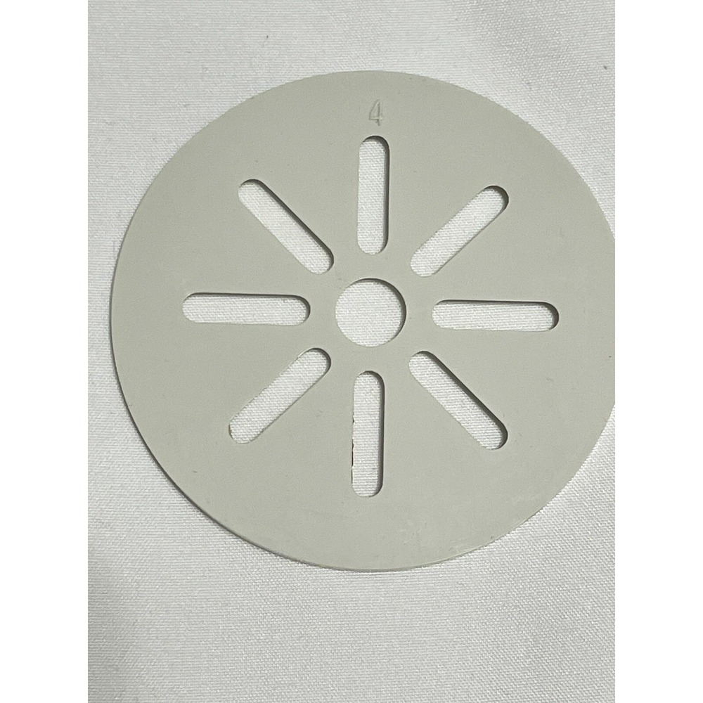 Pampered Chef Cookie Press Parts Cookie Disc # 4 Replacement Disc Fast Shipping
